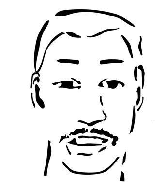 ArtZone Stencil by Debs Wainwright - Mike