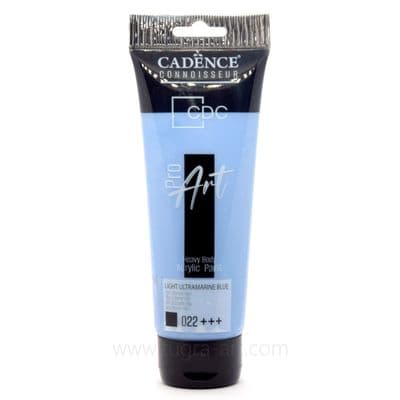 Cadence 120 ml ProArt Heavy Body Acrylic Paint - Light Ultramarine Blue