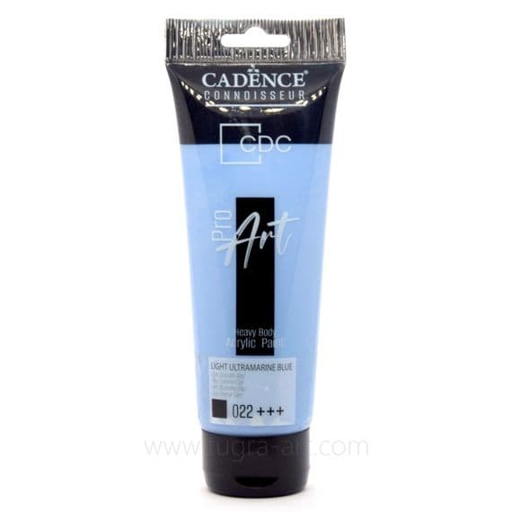 Cadence 120 ml ProArt Heavy Body Acrylic Paint - Light Ultramarine Blue