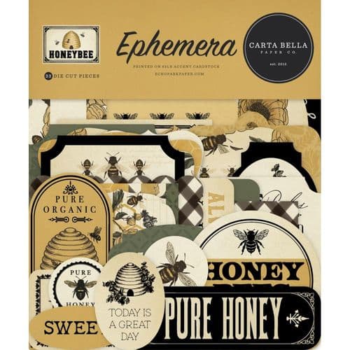 Carta Bella - Honey Bee Cardstock Ephemera