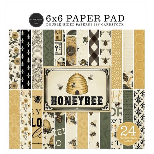 Carta Bella - Honey Bee Double-Sided Paper Pad 6"X6"