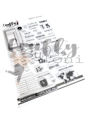 CBT0041-Crafty by Toni A5 Stamp Set - Journey