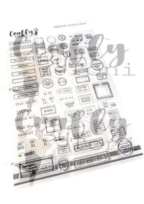 CBT0046 -Crafty by Toni A5 Stamp Set - Archive Copy