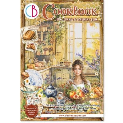 Ciao Bella A4 Junk Journal Ephemera Book (32sheets) Cook Book