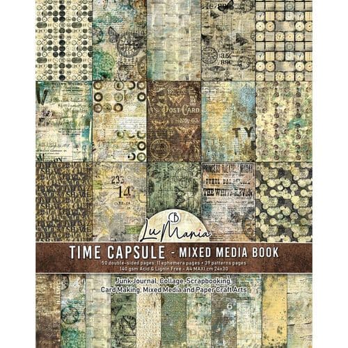 Ciao Bella Paper - Time Capsule Mixed Media Book A4
