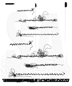 CMS365 Tim Holtz Cling Mounted Stamp Set - Stitches
