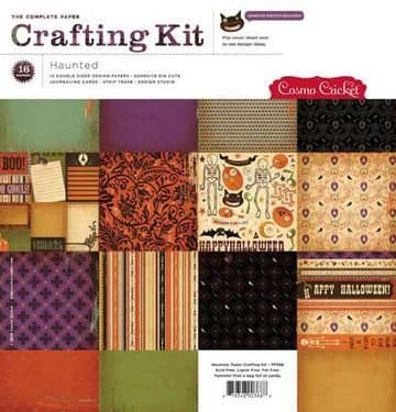 Cosmo Cricket 12x12 inch Crafting Kit - Haunted