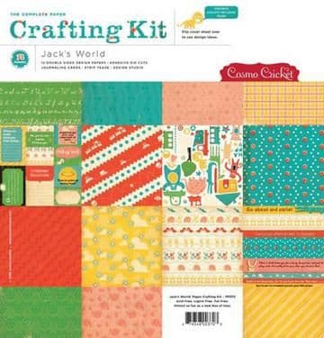 Cosmo Cricket 12x12 inch Crafting Kit - Jack's World