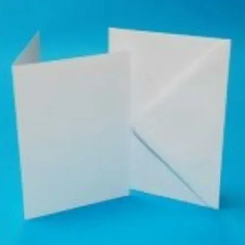 Craft UK - Card & Envelopes C6 Premium 40 300gsm White (40pcs) (CUK2383)