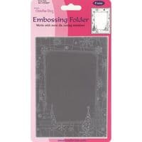 Crafts Too (10.5 x 15cm) Embossing Folder - Snow Tree