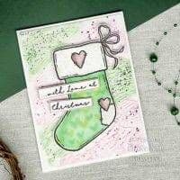 Creative Expressions - 6 in x 4 in Clear Stamp Set - Sweet Stocking By Sam Poole