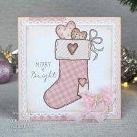 Creative Expressions - 6 in x 4 in Clear Stamp Set - Sweet Stocking By Sam Poole