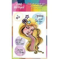 Creative Expressions - Jane Davenport - 6 in x 4 in Clear Stamp Set - Mince Pie Fairy