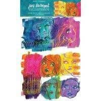 Creative Expressions - Jane Davenport - 8 in x 12 in Collage Sheets - Happy Thoughts