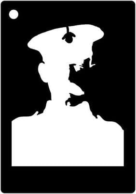 Creative Expressions Mini Stencil - Albert