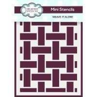 Creative Expressions - Mini Stencil - Weave It Alone