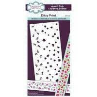 Creative Expressions - Washi Strip Layering Stencil - Ditsy Print