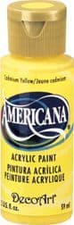 DecoArt Americana Acrylic Paint 2oz - Cadmium Yellow