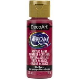 DecoArt Americana Acrylic Paint 2oz -Wild Berry