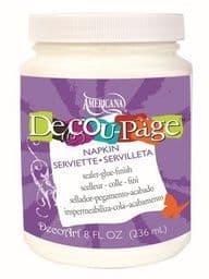 DecoArt Americana - Decou-Page Glue/Sealer/Finish - Napkin - 8oz