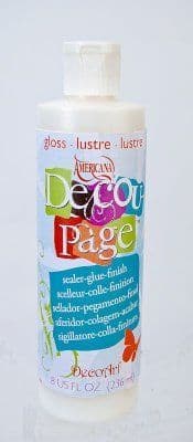 DecoArt Americana Decou-Page Sealer/Glue Gloss 8OZ
