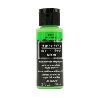 DecoArt - Americana Multi-Surface Neon - Green 2oz