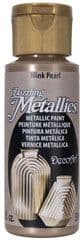 DecoArt Dazzling Metallic Acrylic Paint 2oz - Mink Pearl