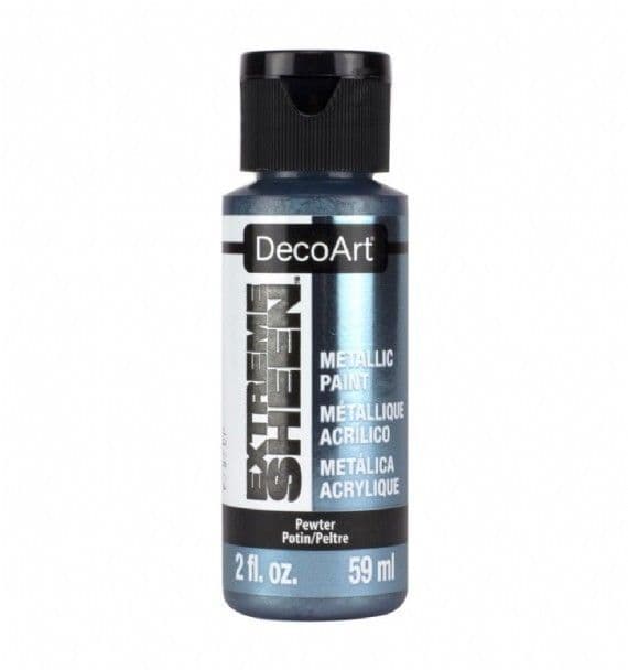 DecoArt Extreme Sheen Metallic Paint - Pewter