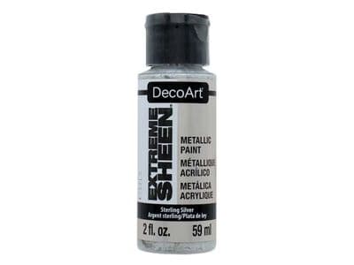 DecoArt Extreme Sheen Metallic Paint - Sterling Silver