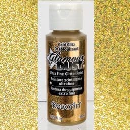 DecoArt - Glamour Dust Glitter Paint - Gold Glitz 2oz