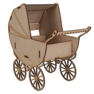 Dimensional Art Mdf In The Nursery Pram