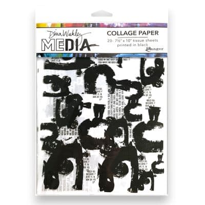 Dina Wakley MEdia Collage Paper - Painted Marks