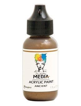 Dina Wakley Media Heavy Body Acrylic Paint 1oz - Ancient