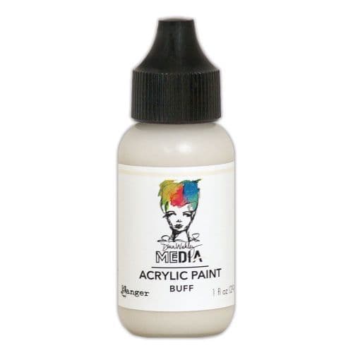 Dina Wakley Media Heavy Body Acrylic Paint 1oz - Buff