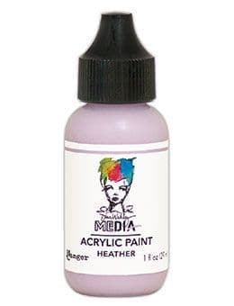 Dina Wakley Media Heavy Body Acrylic Paint 1oz - Heather