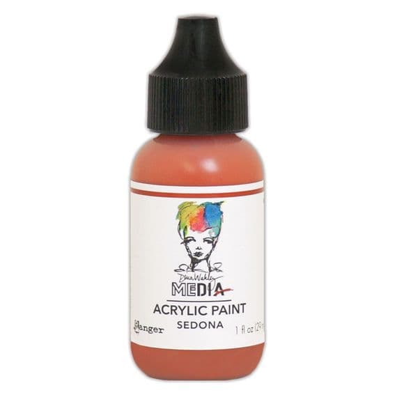 Dina Wakley Media Heavy Body Acrylic Paint 1oz - Sedona