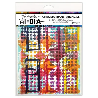 Dina Wakley Media Transparencies - Grunge Specimens