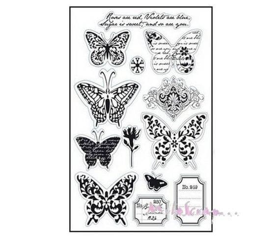 EC0119 - Marianne Designs - Butterflies Clear Stamps
