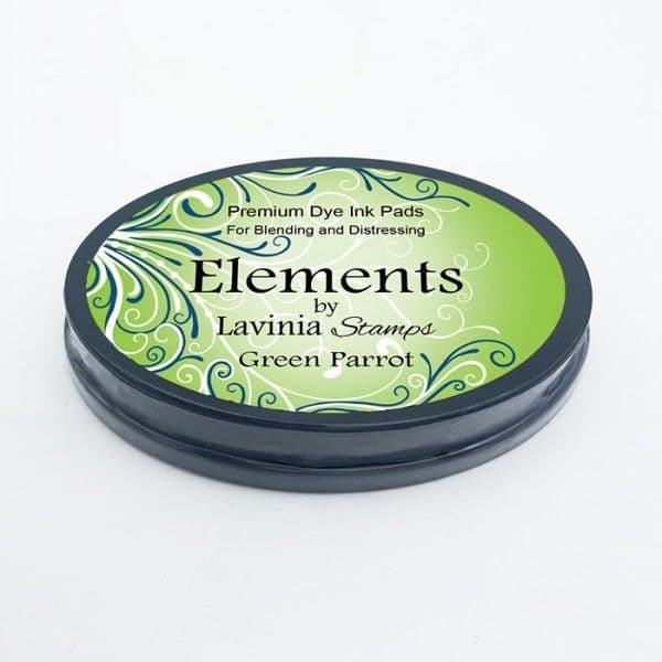 Elements Premium Dye Ink Pad – Green Parrot