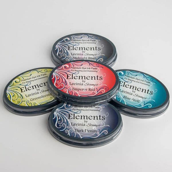 Elements Premium Dye Ink Pad – Set Of 5 New Colours