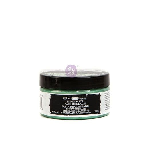 Finnabair Art Extravagance Icing Paste - Lucky Emerald 4oz (120ml)