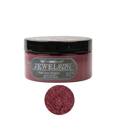 Finnabair Art Extravagance Jewel Effect Paste 100ml Jar Precious Rubies