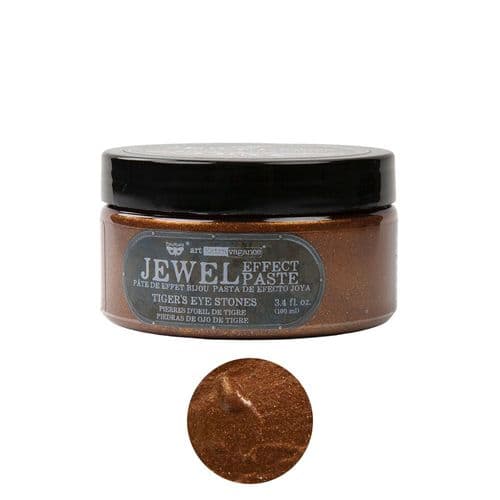 Finnabair Art Extravagance Jewel Effect Paste 100ml Jar Tiger’s Eye Stones
