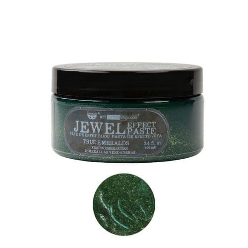 Finnabair Art Extravagance Jewel Effect Paste 100ml Jar True Emeralds