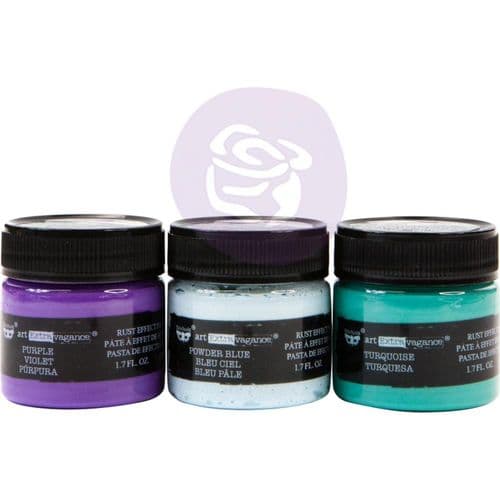 Finnabair Art Extravagance Texture Fantasy Paste 50ml 3/Pkg - Northern Lights