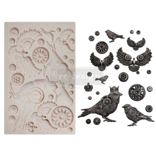 Finnabair Imaginarium - Moulds - Clockwork Sparrows