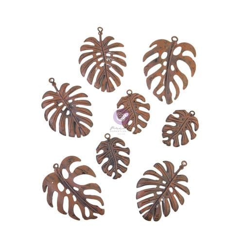 Finnabair Prima Mechanicals – Rusty Monstera – 8 pcs