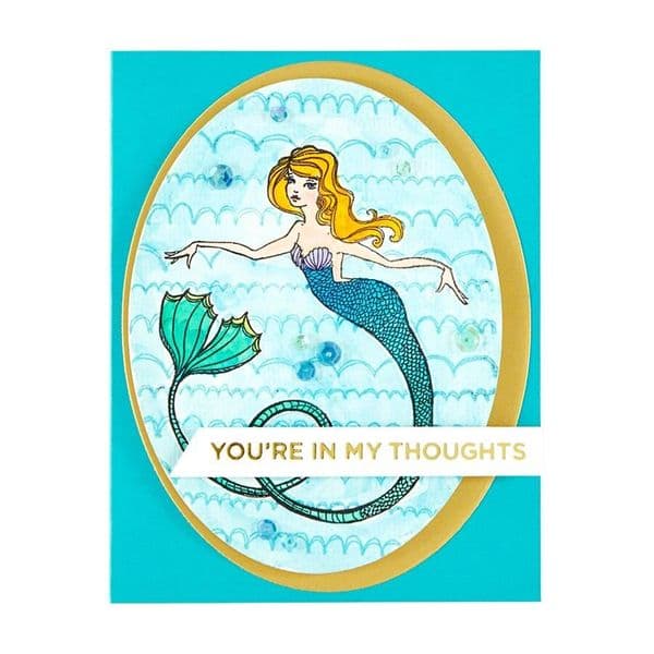 Jane Davenport - Artomology - Clear Stamp Set - Glorious Mermaid