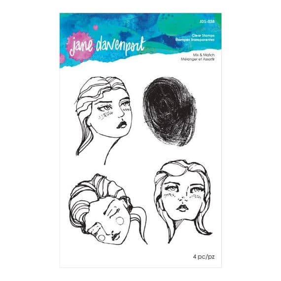 Jane Davenport - Artomology - Clear Stamp Set - Mix & Match