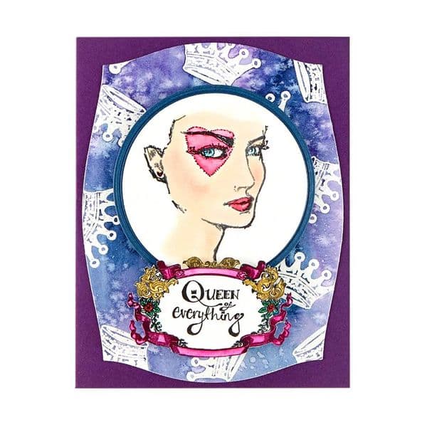 Jane Davenport - Artomology - Clear Stamp Set - Queen Of Everything